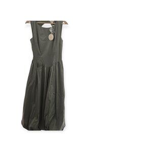 green emerald velvet dress Camila Coelho Coraline Dress in Green – BlackSkinny main image 1